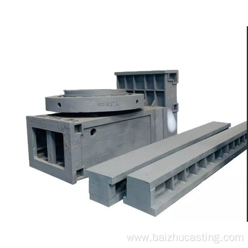 Gray 350 resin sand machine tool bed casting
